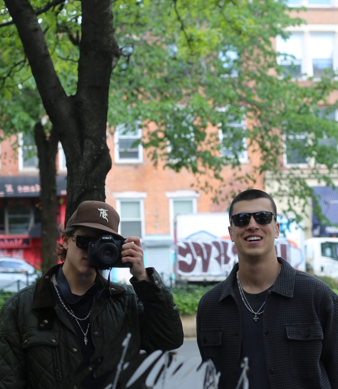 Deacon and Oscar — portrait 2